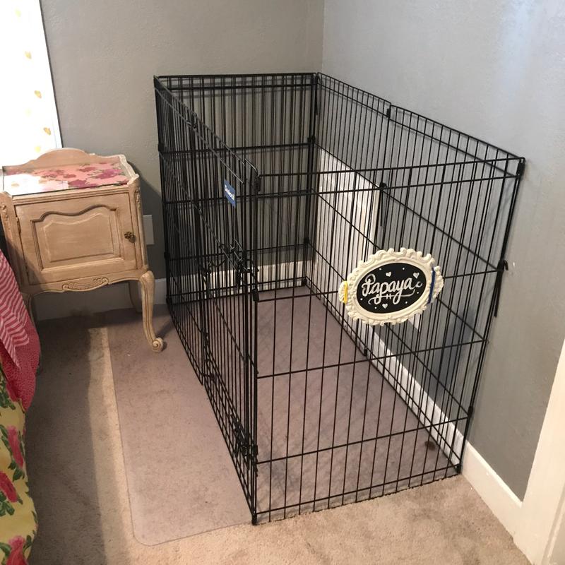 Doskocil 8 Panel Puppy/Dog wire play pen potty training kennel with