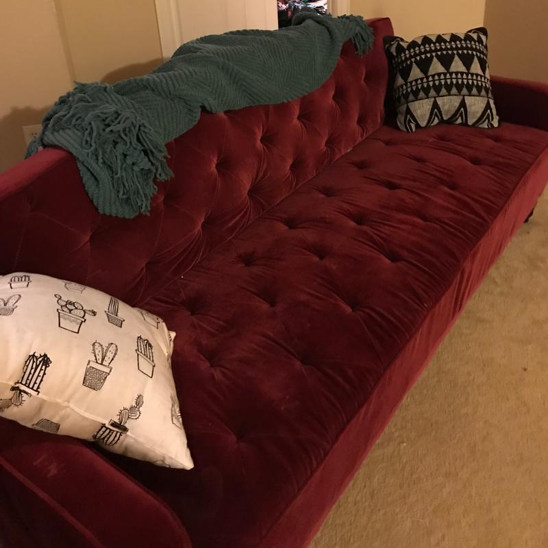Novogratz tufted vintage sofa/futon for sale in Dallas, TX 5miles