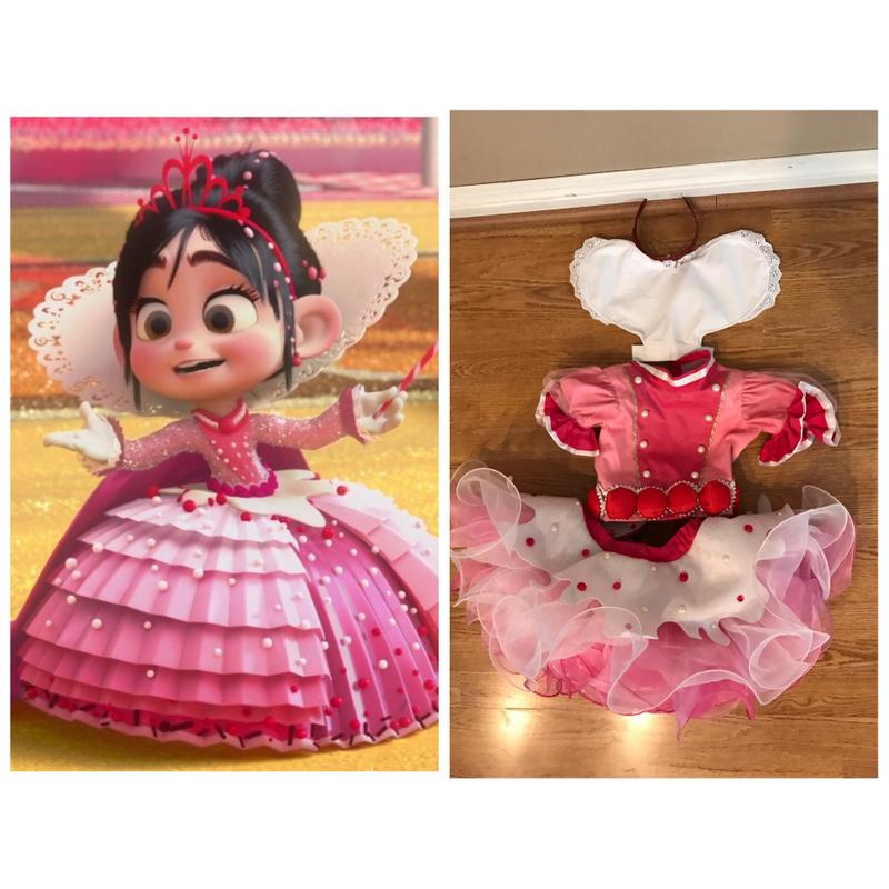 Princess Vanellope Custom Costume Halloween from Wreck it Ralph Child