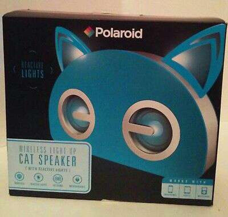 polaroid cat speaker