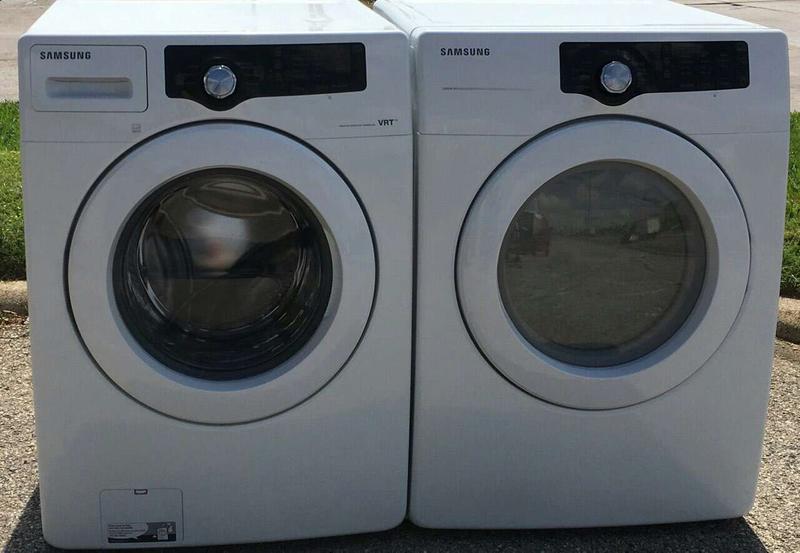 Samsung VRT Front Load Washer and Dryer Set Excellent Condition for sale in Garland, TX 5miles