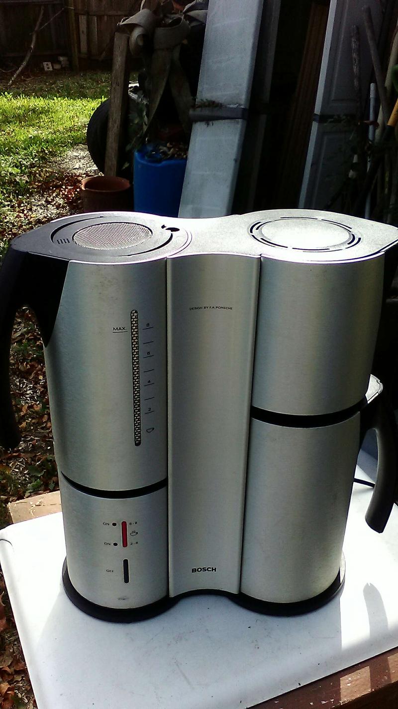 Bosch Porsche TKA9110 Designer Series Coffee Maker for sale in Garland
