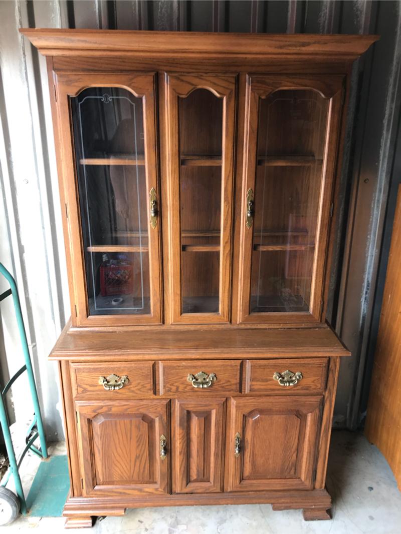 Tell City Chair Company and Lighted China Hutch for sale in