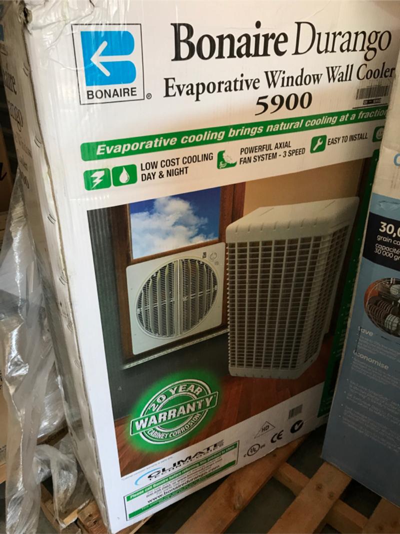 Bonaire Durango 5,900 CFM 3Speed Window Evaporative Cooler for sale in