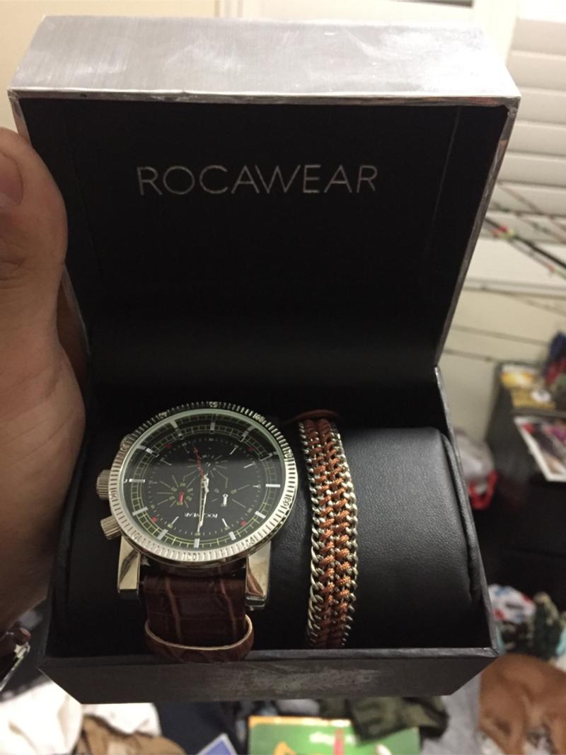 rocawear diamond watch