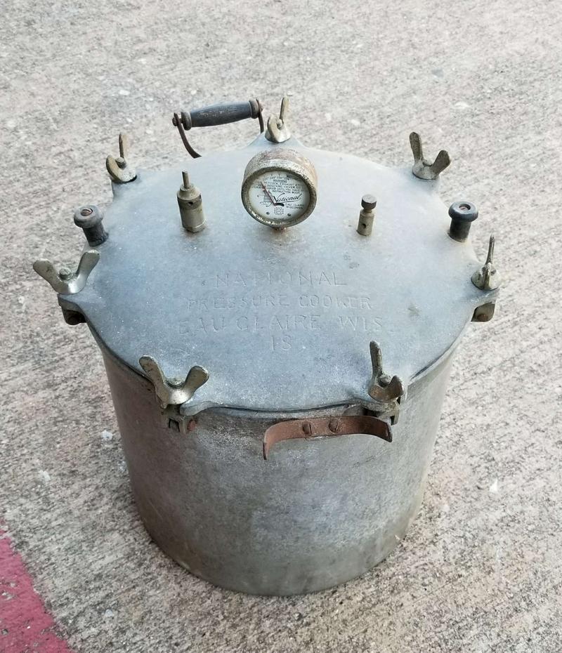 Vintage National Pressure Cooker 18 Eau Claire Wis. for sale in