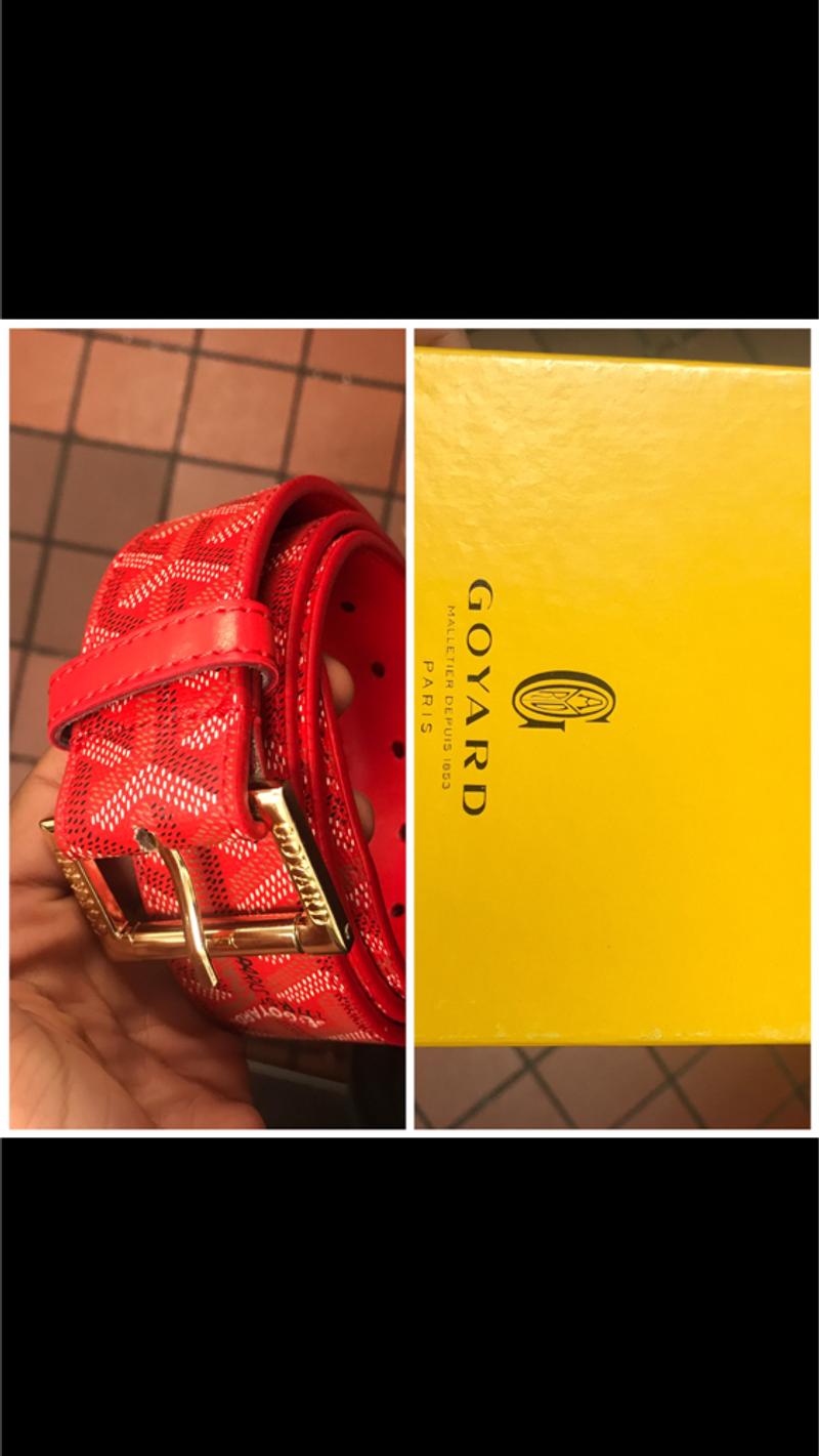 red goyard belt