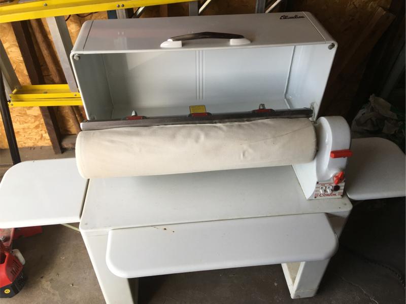 Vintage antique Conlon clothes ironer press machine table piece for