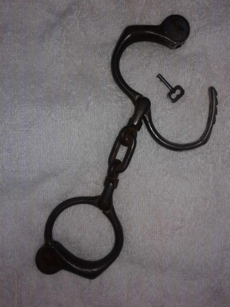 1890 Tower Prisoner Handcuffs w/key for sale in Austin, TX 5miles