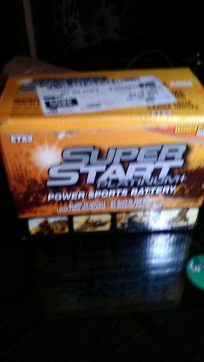 Super Start Platinum Motorcycle Battery for sale in San Diego, CA