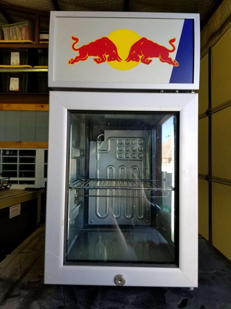 red bull countertop cooler