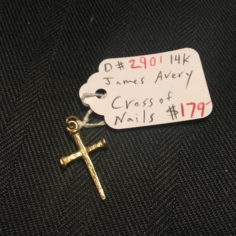 James Avery 14k Gold cross of nails for 