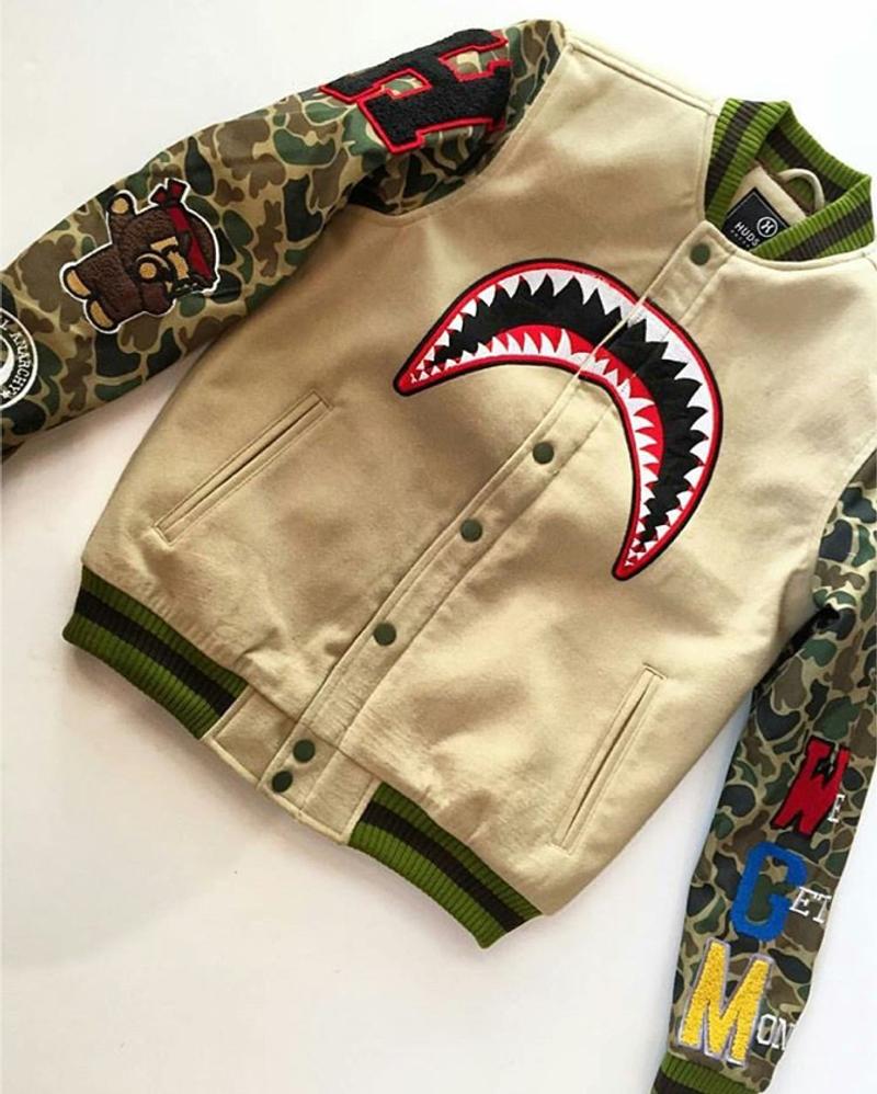 we killed ape varsity jacket