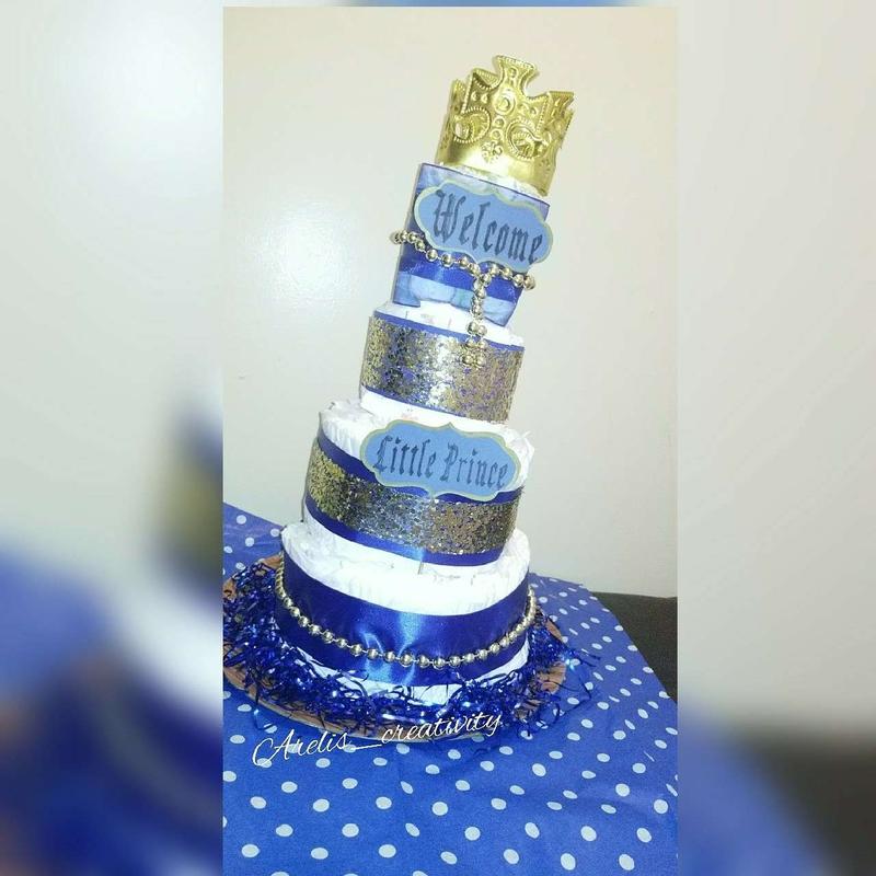 little prince diaper cake