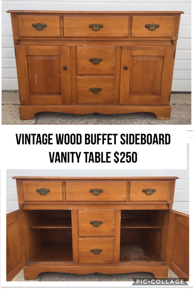 Buffets dresser for sale some scratches or wear. for sale in Irving, TX