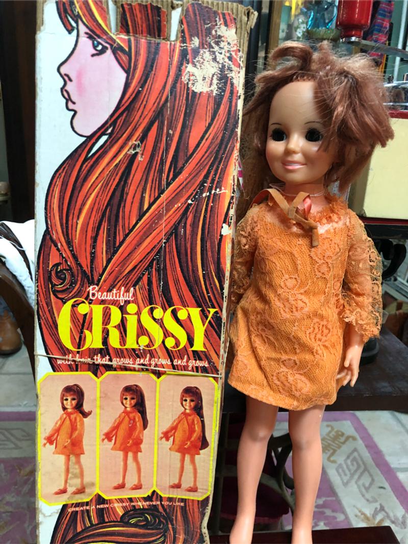 19 inch tall antique vintage 1969 CRISSY DOLL with box. 25.00. 212