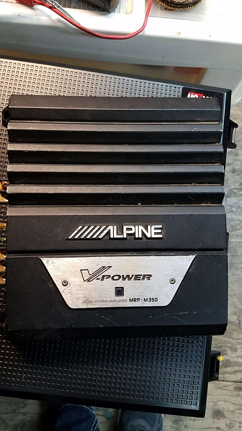 Alpine Vpower MRPM350 mono 1 or 2 channel amp for sale in Grapevine