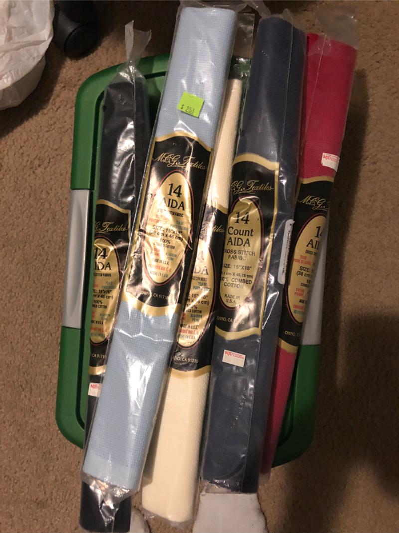 FREE 14 ct Aida cloth for sale in North Richland Hills, TX 5miles