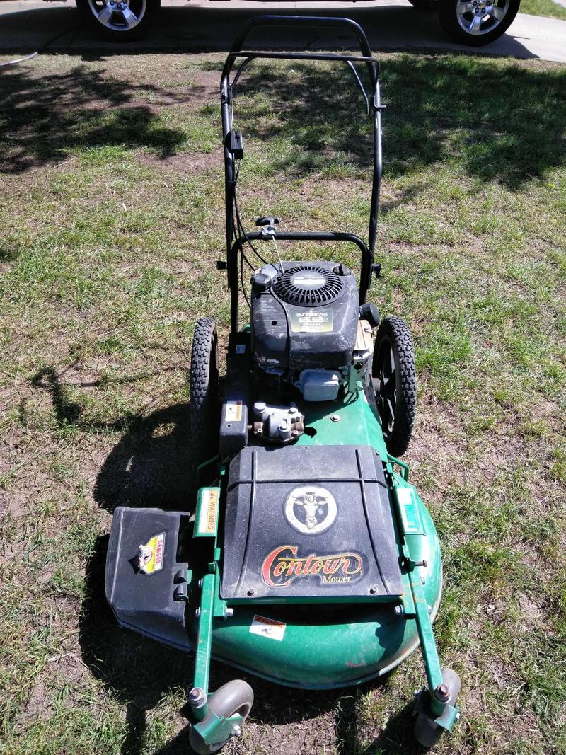 Billy goat walk behind, zero turn, finish mower, 3 speed transmission