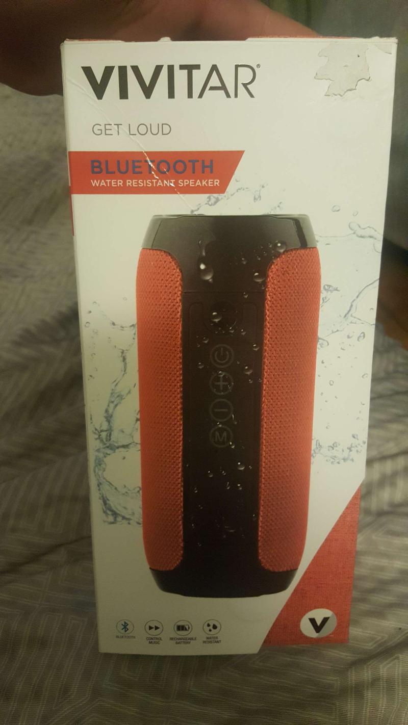 vivitar get loud bluetooth speaker waterproof