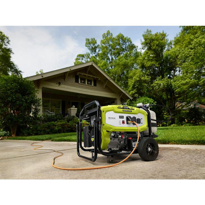 Ryobi 6,300Watt Propane Gas Powered Electric Start Portable Generator