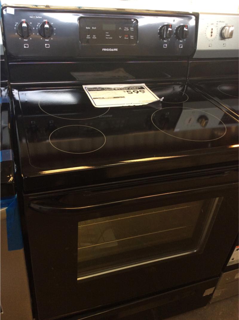 New black color electric glass top range brand new from scratch and