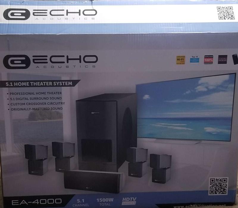 echo acoustics 5.1 home theater system