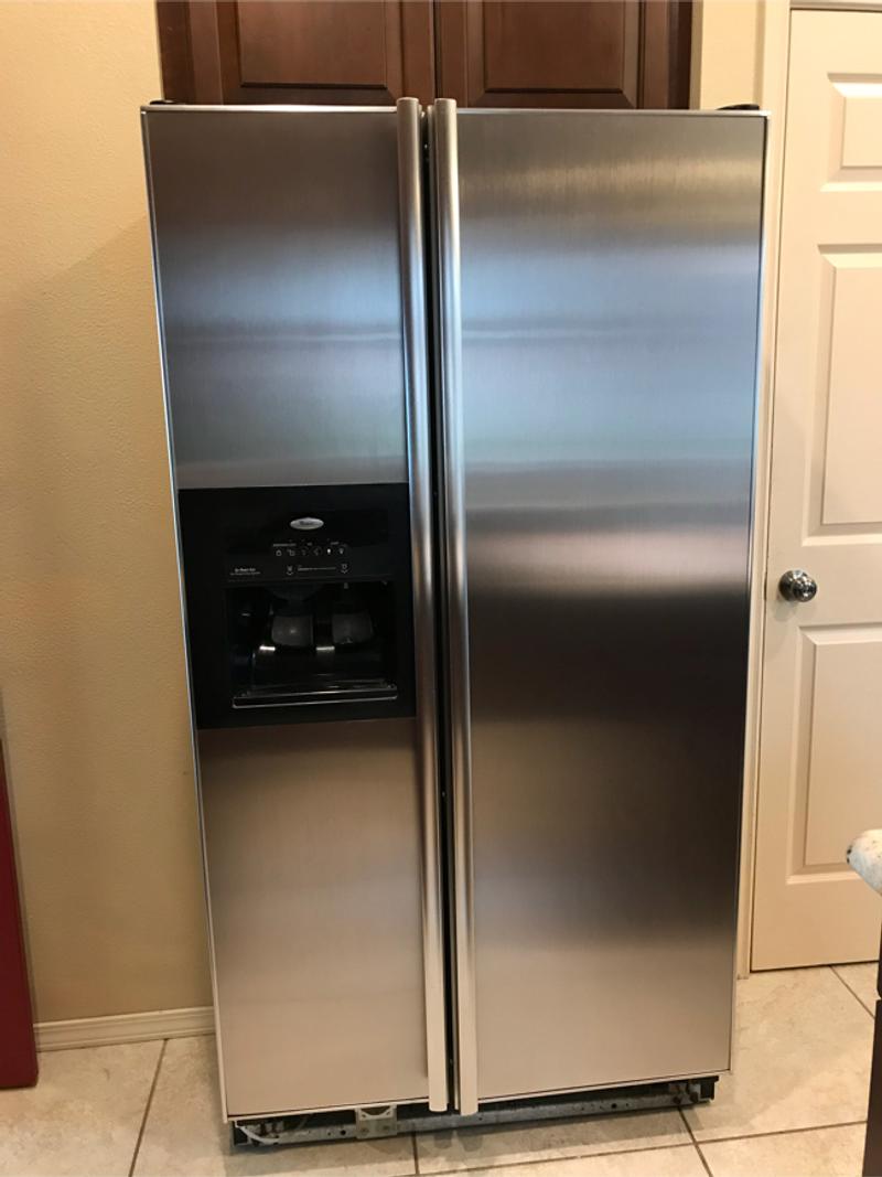 Whirlpool Gold side by side refrigerator for sale in Carrollton, TX