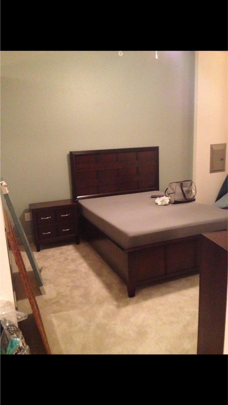 Ashley Furniture Bedroom Set Queen With Temptapedic Mattress And Frame For Sale In Dallas Tx 5miles Buy And Sell