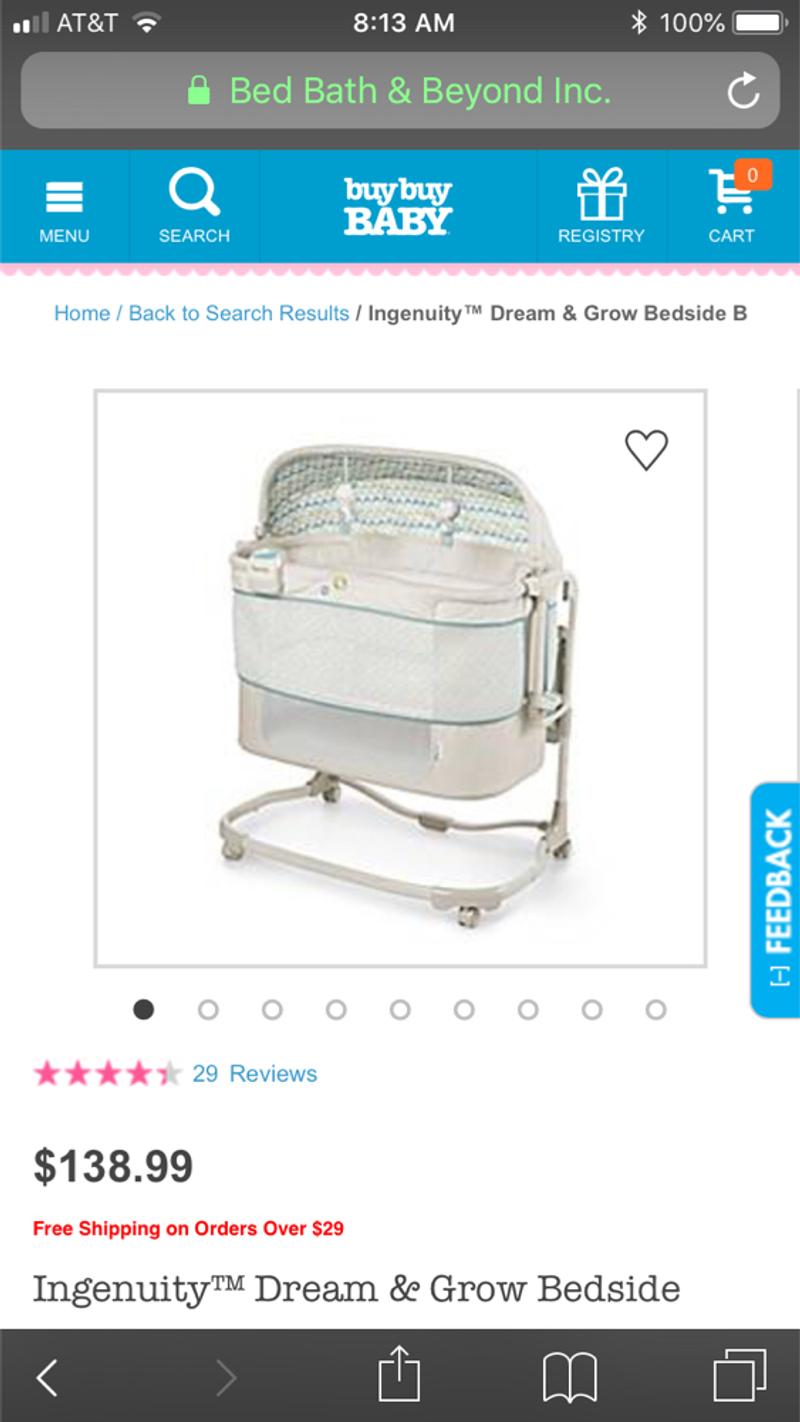ingenuity portable crib
