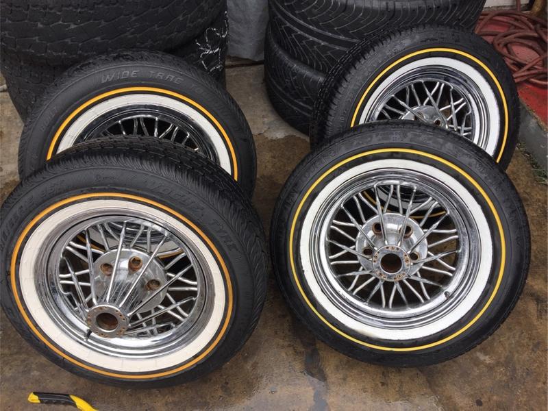 Rims and tires 215/65/15 Vogue and Swangers for sale in Lake Charles, LA 5miles Buy and Sell