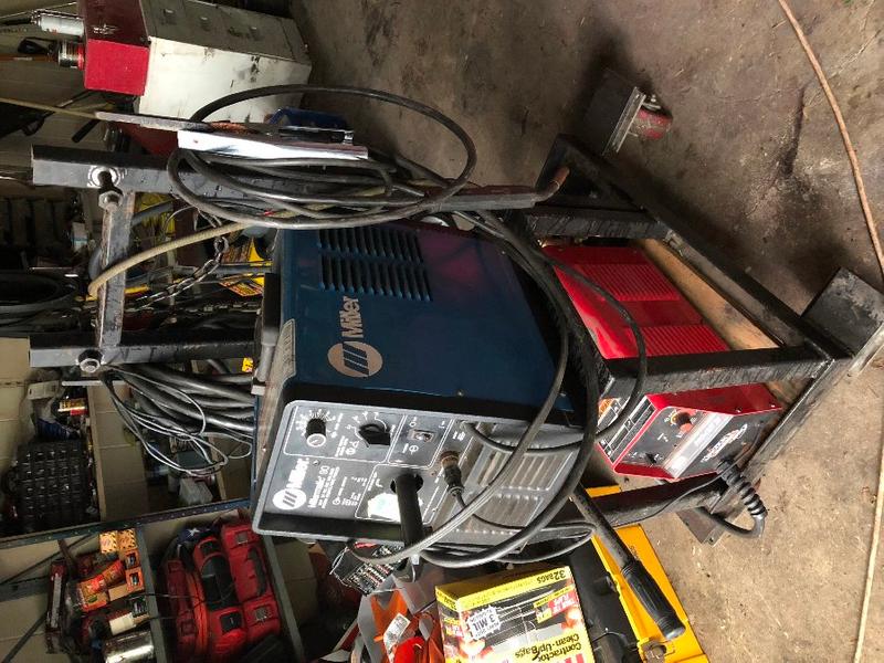 Millermatic Mig Welder and Lincoln Pro Cut 25 Plasma Cutter and heavy