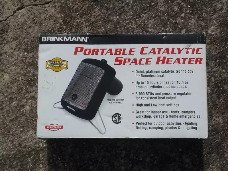 BRINKMANN PORTABLE CATALYTIC SPACE HEATER NEW IN BOX for sale in