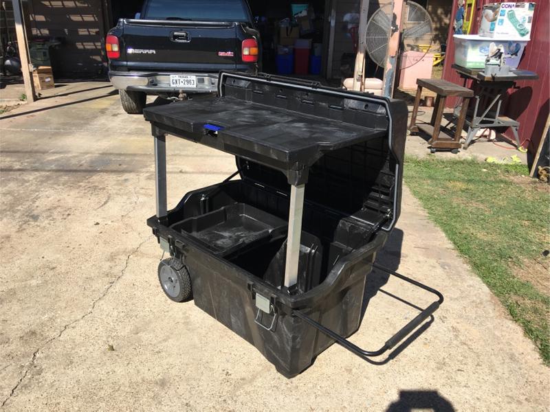 Irwin mobile command center never used 50 gallon tool box 200 at lowes