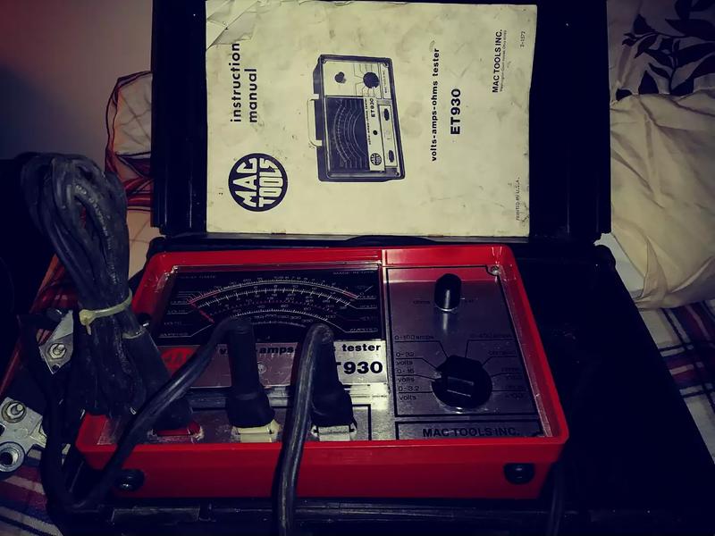 Mac Tools Tester Model ET920 Tach/Dwell/Volts/Amps/Ohms Engine Analyzer for sale in Berlin, NJ