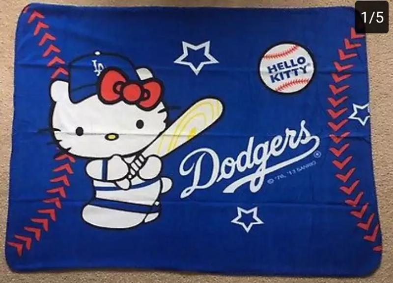 Hello Kitty Dodgers Blanket for sale in Los Angeles, CA 5miles Buy