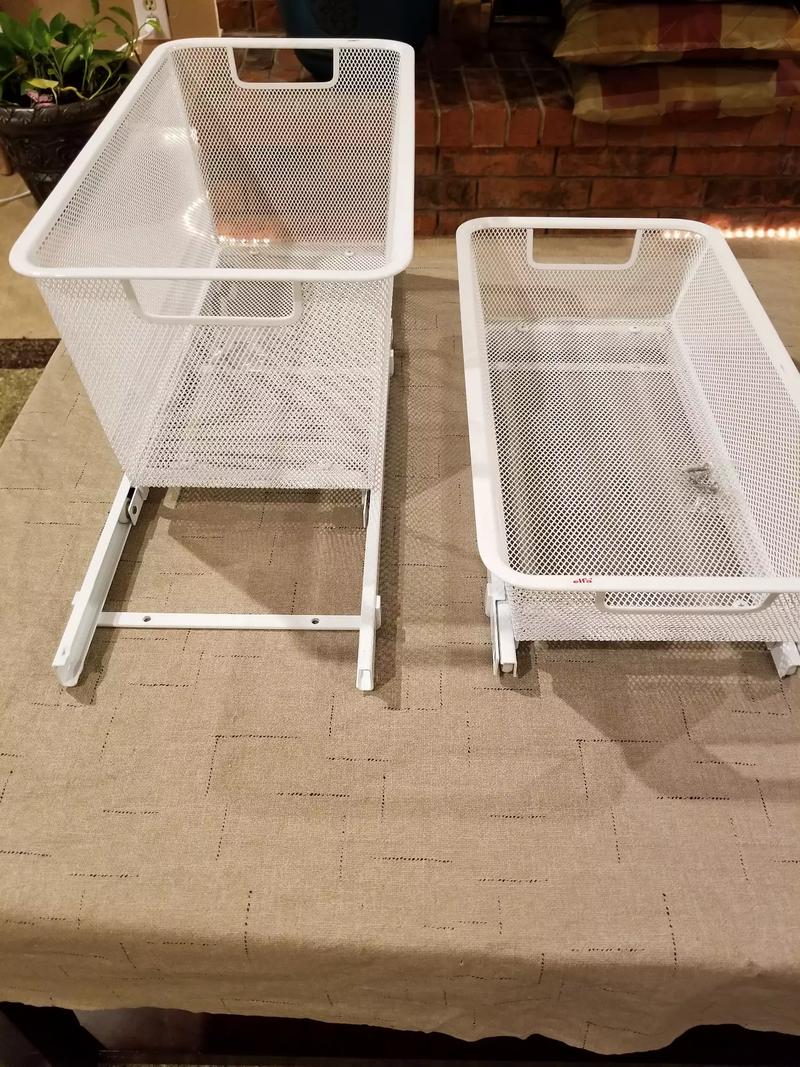 White Elfa Easy Guide Baskets for sale in Plano, TX 5miles Buy and Sell