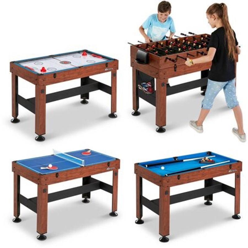 54 Inch 4in1 Combo Game Table, Foosball, Hockey, Table Tennis and