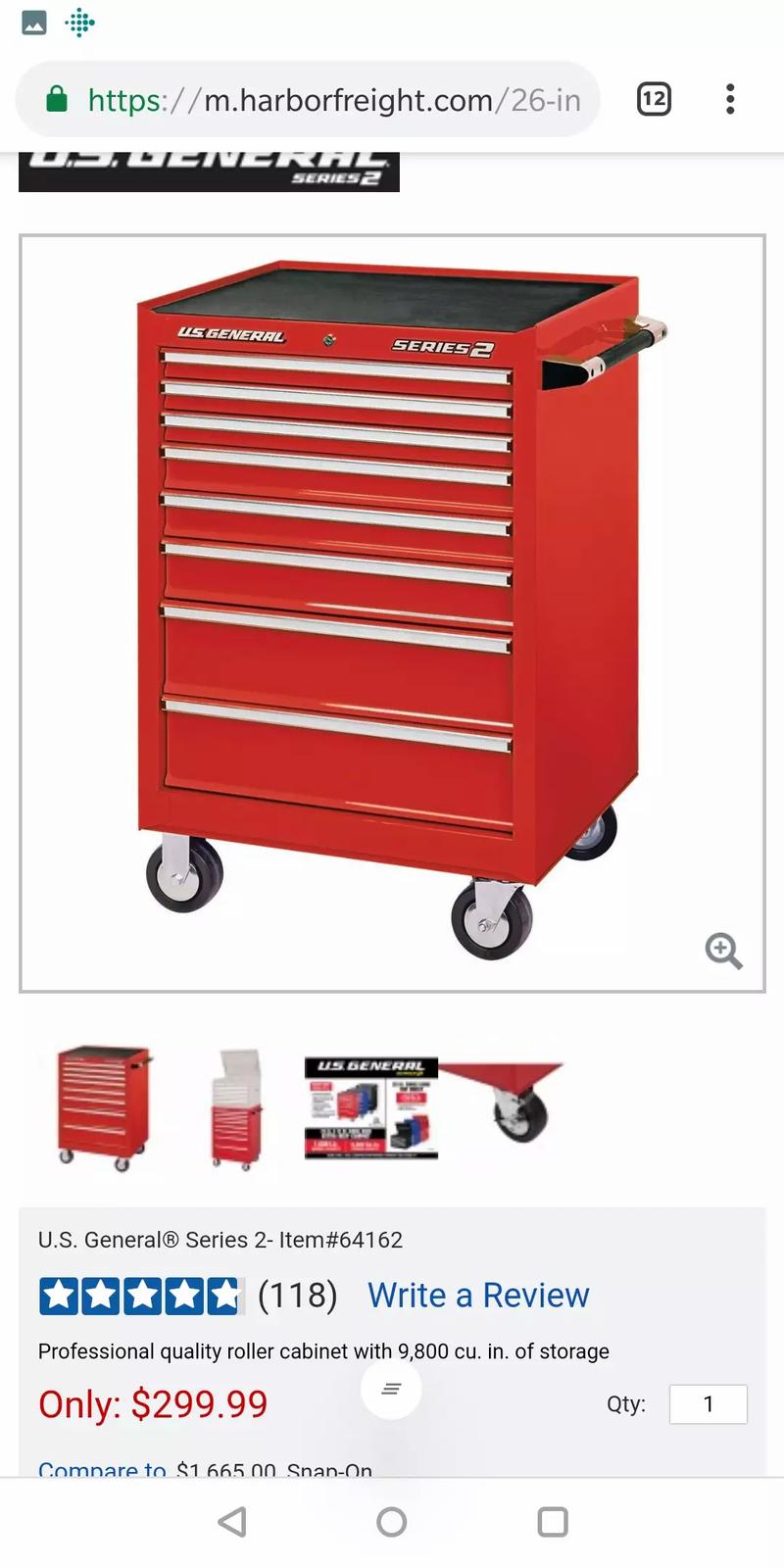 Harbor Freight Toolbox for sale in Austin, TX 5miles Buy and Sell