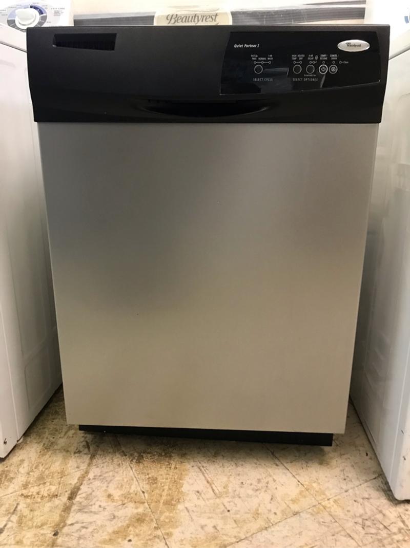 Whirlpool silver and black dishwasher for sale in Dallas, TX 5miles