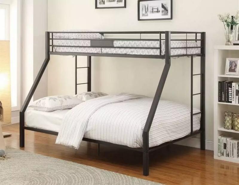 Bunk bed twin over queen frame only for sale in Dallas, TX 5miles
