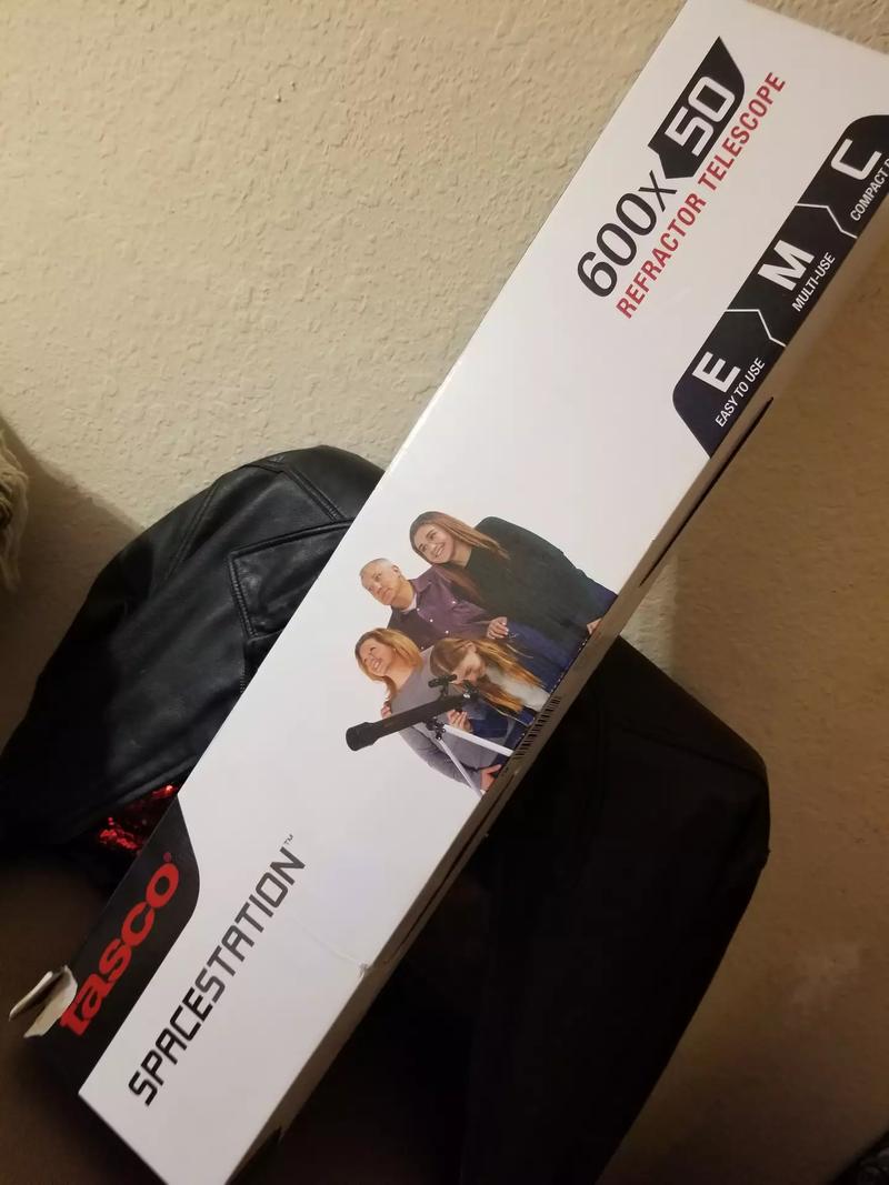 New Tasco 600x50 Refractor Telescope Spacestation T60050W for sale in