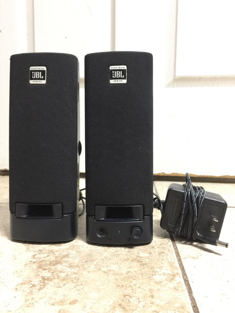 JBL Platinum Series Computer Speakers Model SP08A11 Compaq 259139