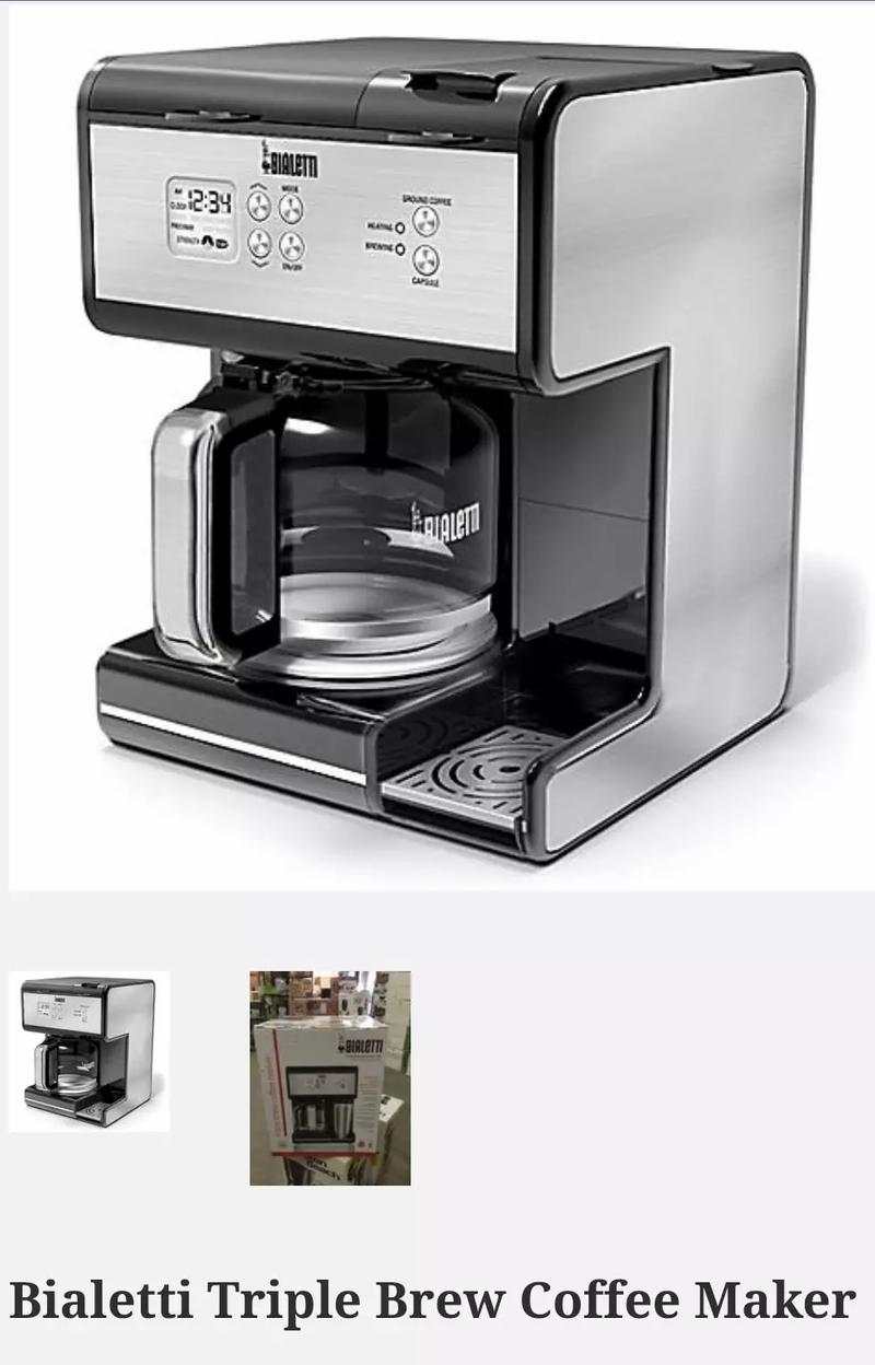 Bialetti Triple Brew Coffee Maker for sale in Dallas, TX 5miles Buy and Sell