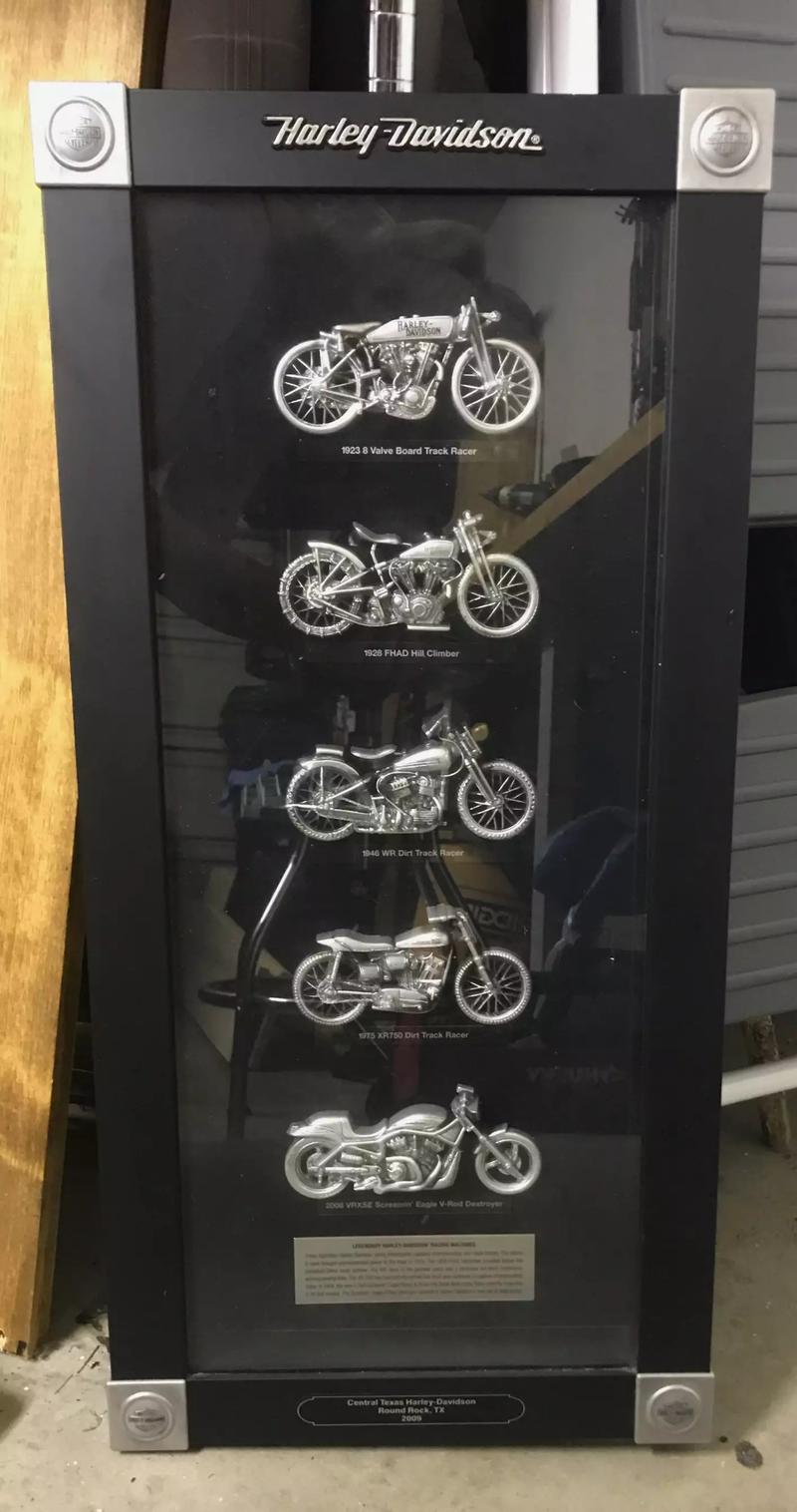 Harley davidson mirror and legends wall art for sale in The Colony, TX