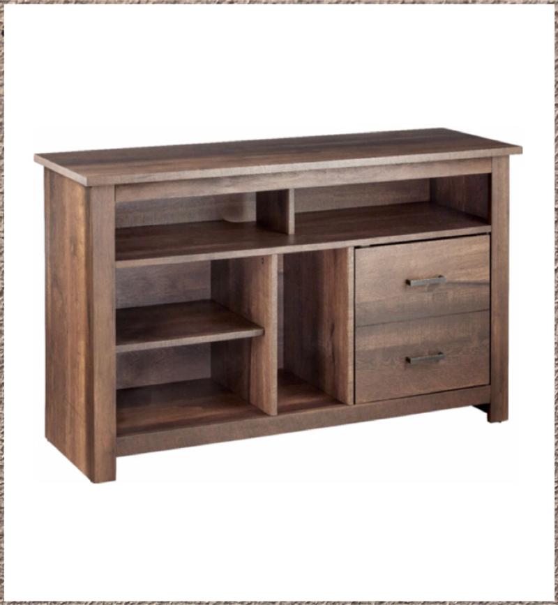 New Other Insignia Gaming TV Stand for Most TVs Up to 55" Brown for