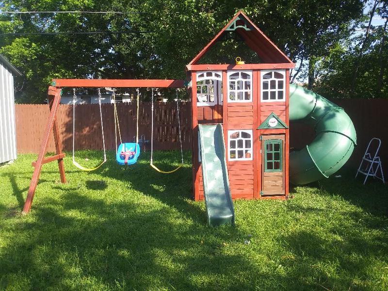 Deluxe playset with tube slide for sale in Irving, TX 5miles Buy and