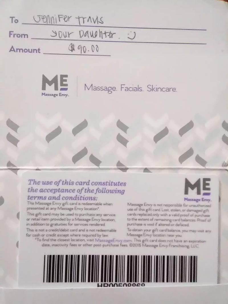 Massage Envy Gift Card For Sale In Auberry, Ca - 5Miles: Buy And Sell
