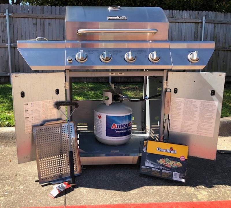nexgrill 4 burner ss gas