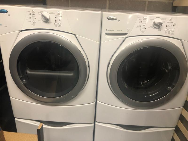 Whirlpool Washer and Dryer with Pedestals for sale in Carrollton, TX